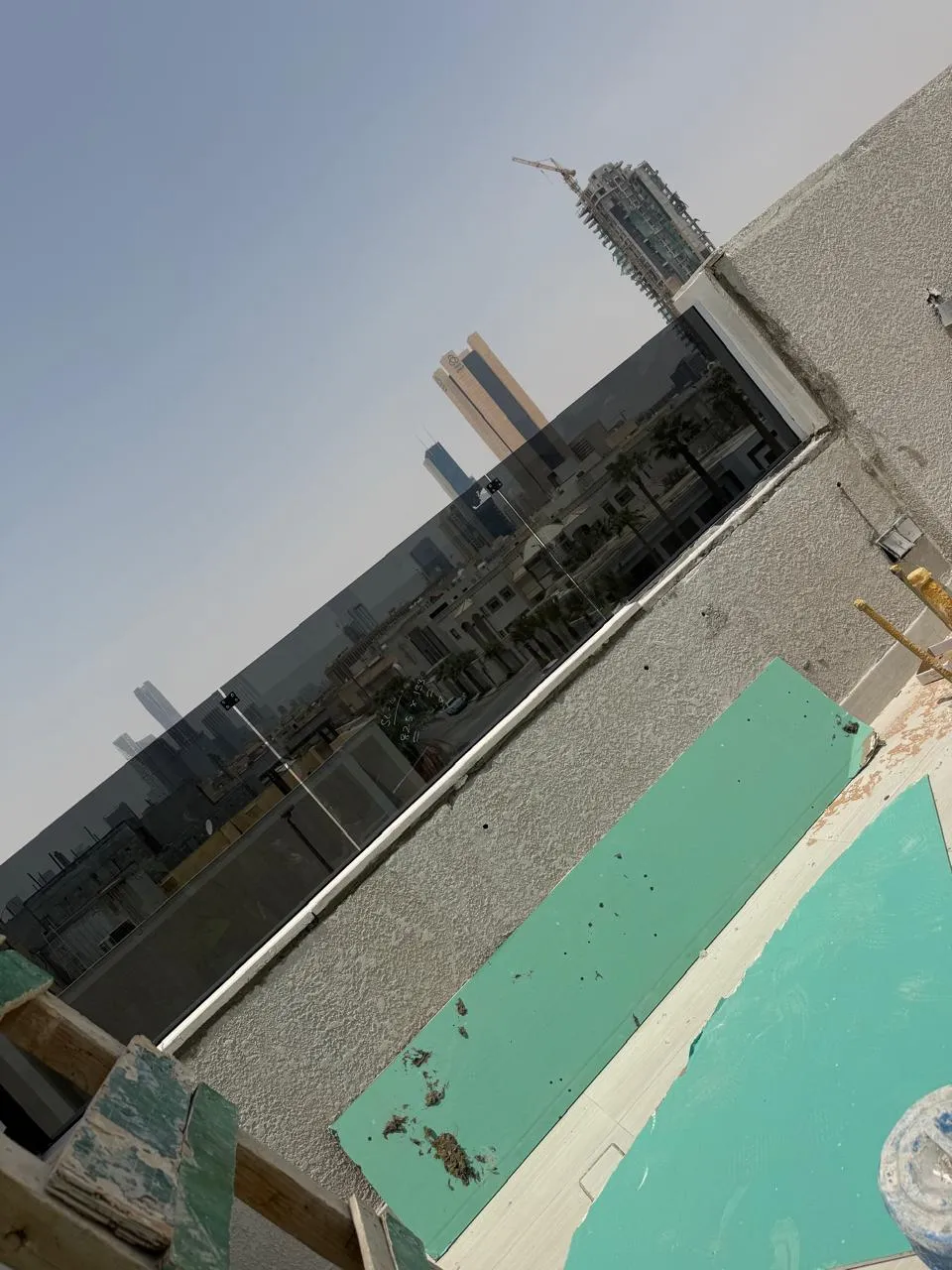 درابزين زجاجي